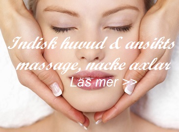 Indisk huvudmassage ansiktsmassage massage nacke axlar